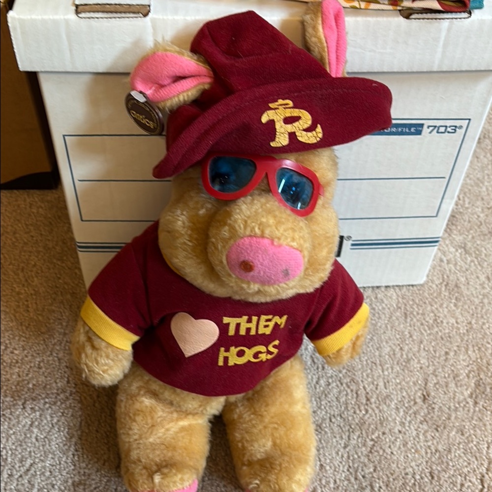 Collectible Redskins Plush Toy from 1980s